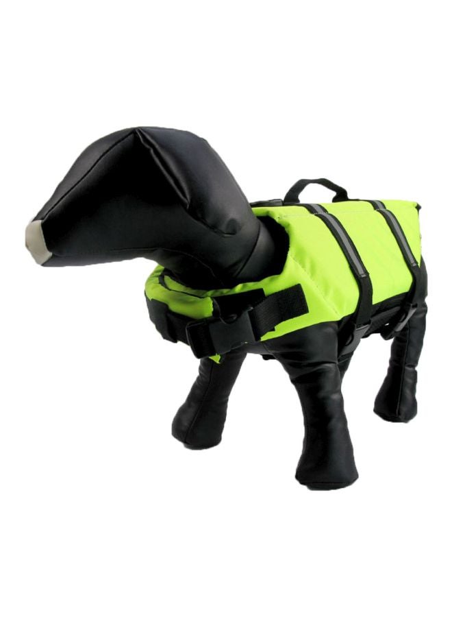 Generic Pet Swimwear Safety Life Jacket For Dog Green XXS 