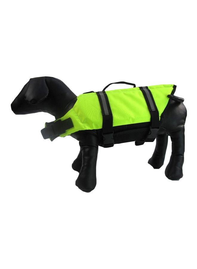 Generic Pet Swimwear Safety Life Jacket For Dog Green S 