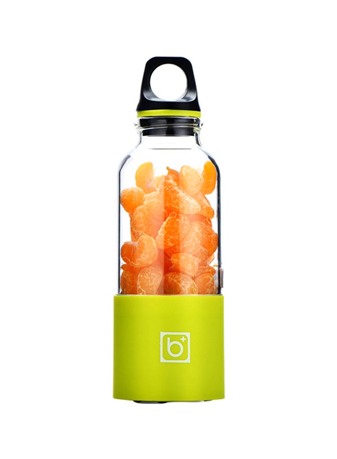 عصارة محمولة بمنفذ USB للشحن 500.0 ml JC0005 أخضر/ شفاف/ أسود  - Image 1