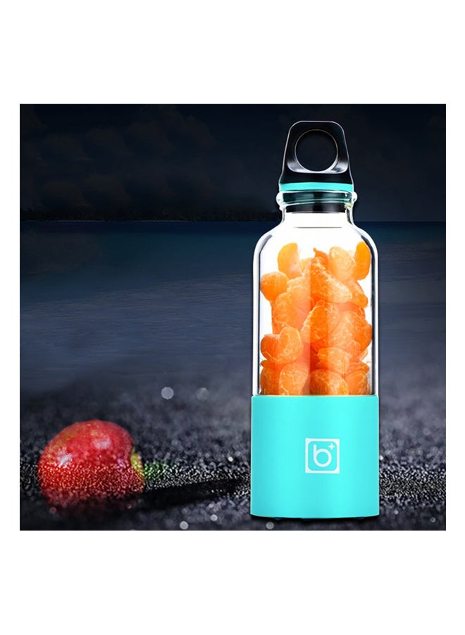 عصارة محمولة بمنفذ USB للشحن 500.0 ml JC0008 أزرق/شفاف/اسود - Image 2