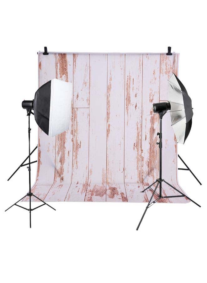 ANDOER Wooden Board Patterned Photography Background Backdrop Multicolour  - Image 2