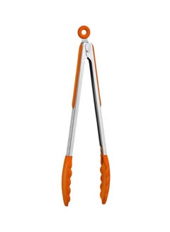 Generic Multi-Purpose Tongs Orange/Silver 8inch  - Image 1