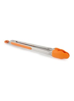 Generic Multi-Purpose Tongs Orange/Silver 8inch  - Image 2