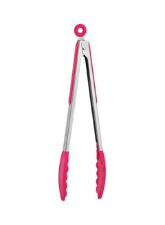 Generic Salad Serving Tongs Pink/Silver  - Image 3