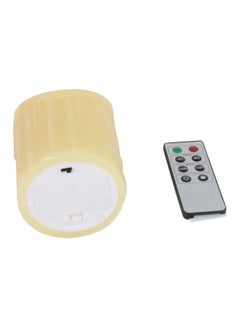 Generic 3-Piece LED Candle With Remote Beige  - Image 4
