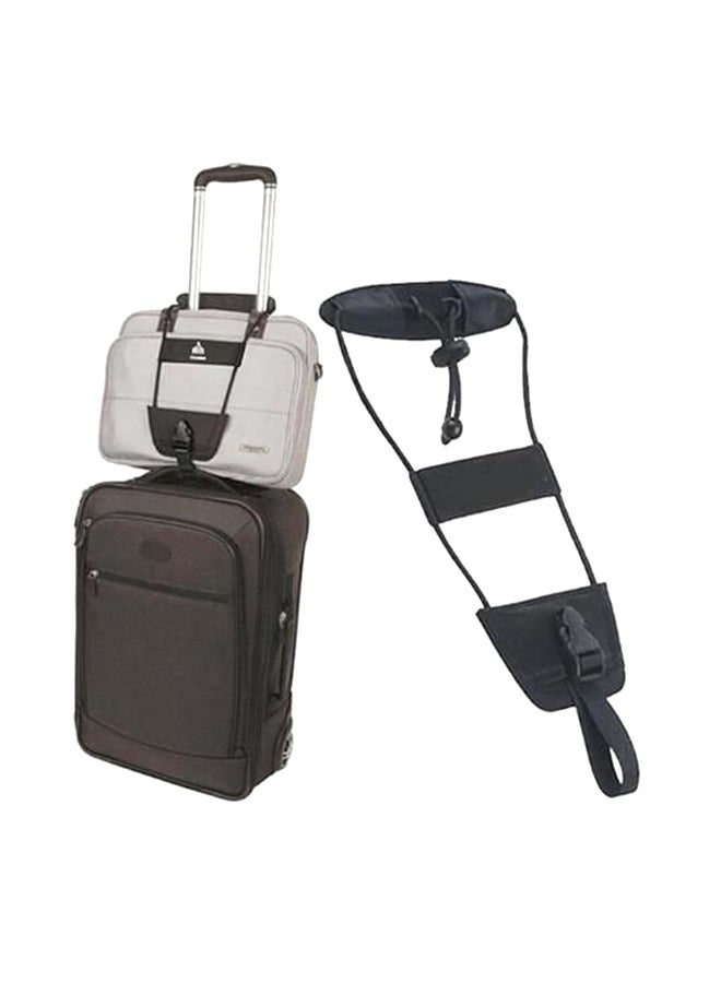 حزام أمتعة قابل للضبط أسود