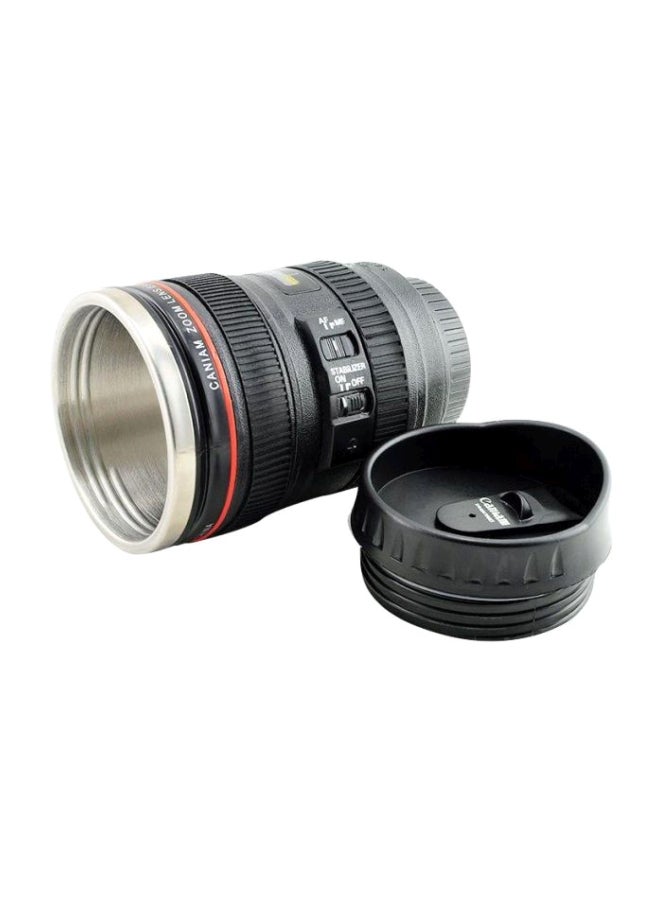 Generic 24-105 Camera Lens Shaped Thermal Mug Black Standard - Main Image