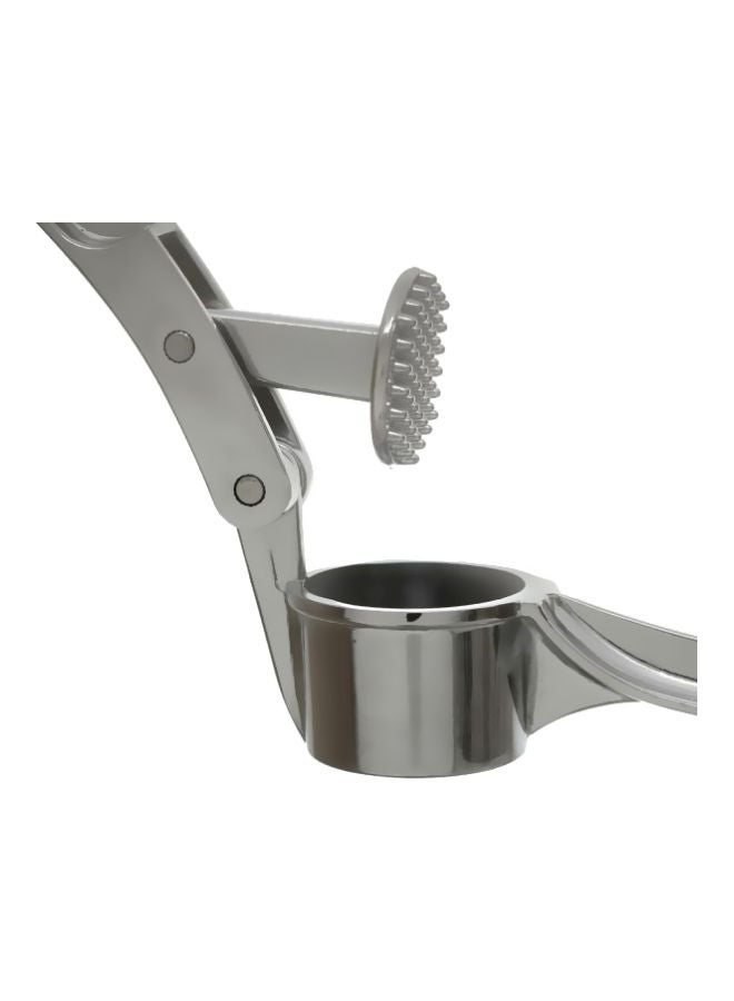 مكبس ثوم من الستانلس ستيل فضي - Image 2