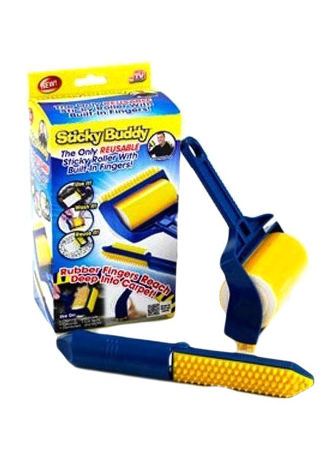 Sticky Buddy - Reusable Lint Roller Yellow/Blue - Image 1