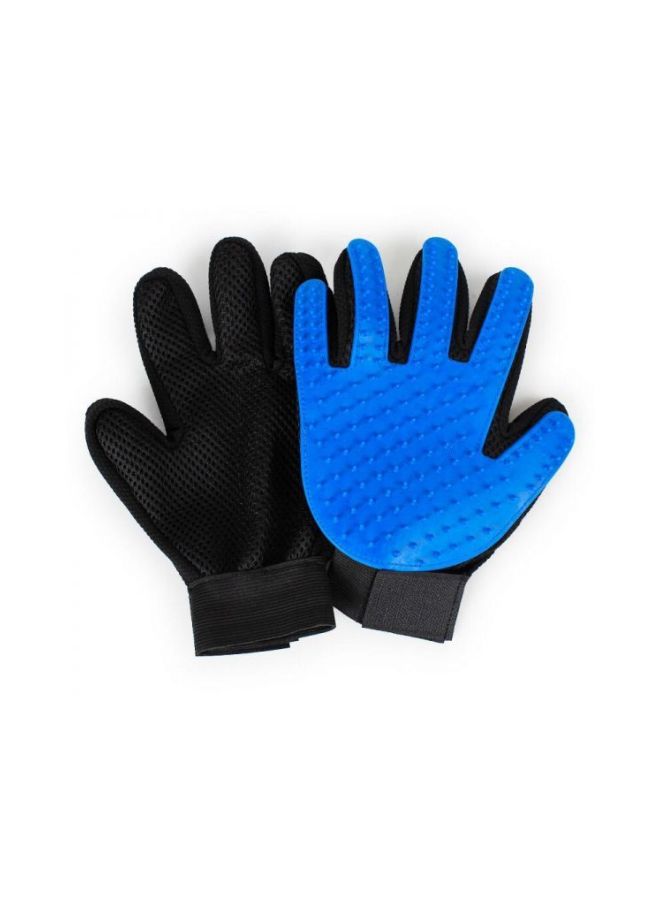 Coconut Deshedding Brush Gloves Blue/Black - Image 2