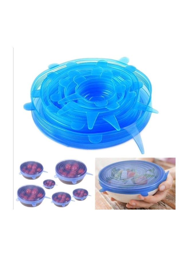 6 قطع من أغطية مطاطية للطعام الطازج متعدد الألوان 6-Piece  - Image 5