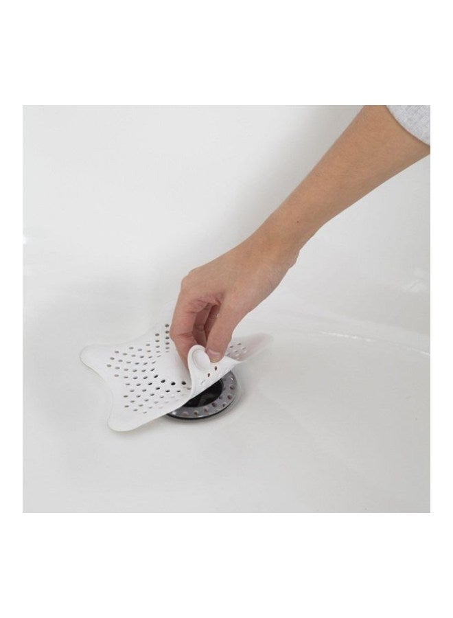 Flateleven - Bathroom Sewer Filter White 15.5x11x0.3cm - Image 1