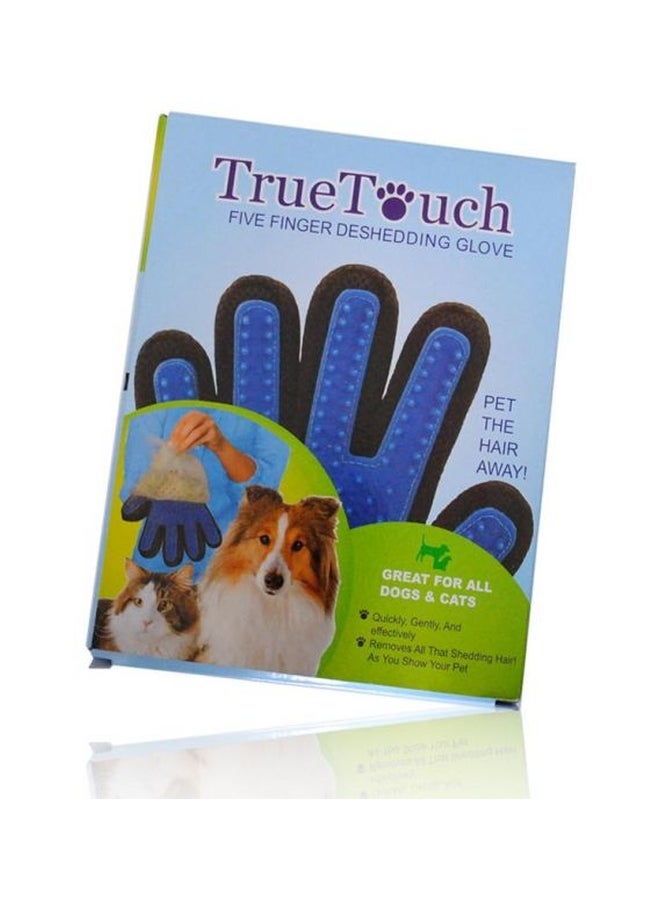 Hair Deshedding Glove Blue/Black - Image 3