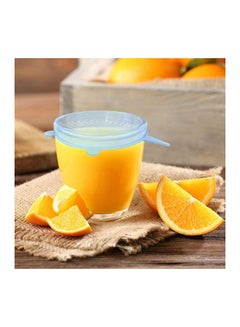 ماركة غير محددة مجموعة أغطية مرنة من 6 قطع لون أزرق 6-Piece  - Image 2
