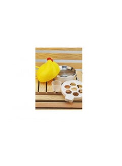 ماركة غير محددة آلة طبخ البيض EGG01 أصفر/أبيض/أحمر  - Image 2
