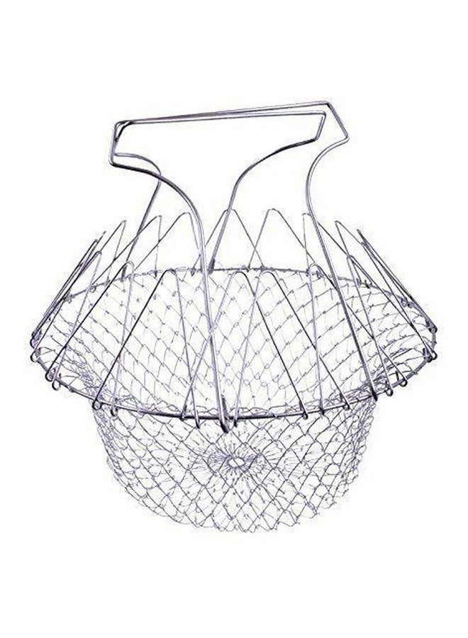 سافيري سلة قابلة للطي للطهي على البخار فضي - Image 2