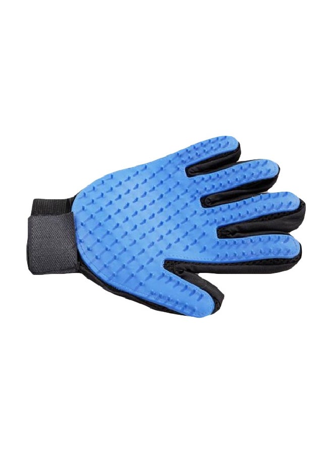 Generic Hair Remover Massage Glove Brush Blue/Black