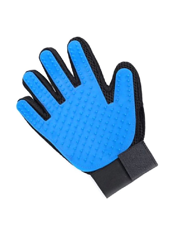 Hair Remover Massage Glove Brush Blue/Black - Image 1