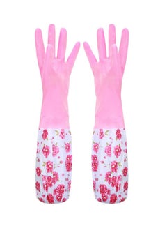 Generic 2-Piece Reusable Washing Gloves Set Multicolour One Size  - Image 1