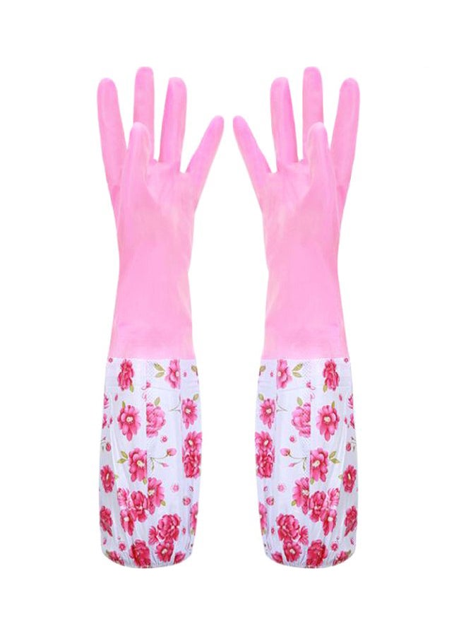Generic 2-Piece Reusable Washing Gloves Set Multicolour One Size  - Image 1