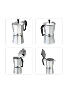 Generic Espresso Percolator Coffee Maker Silver/Black  - Image 2