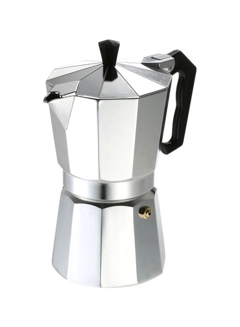 Espresso Percolator Coffee Maker Silver/Black