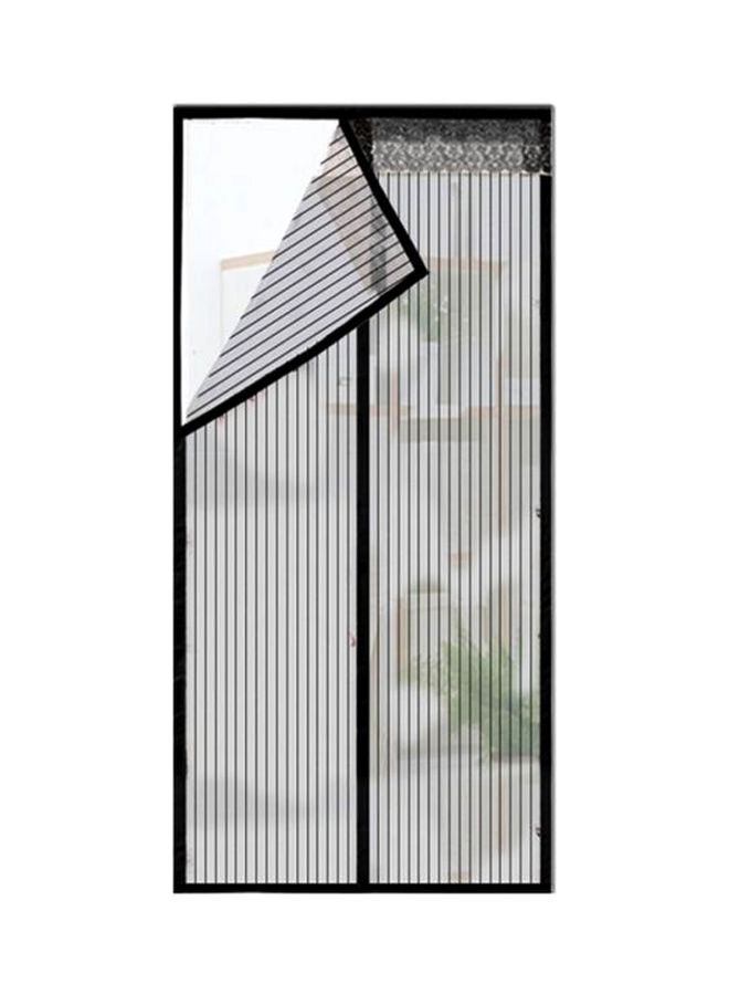 Full Frame Magnetic Mosquito Repellent Door Curtain Black/Grey 80x190cm - Image 1