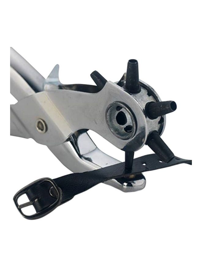 Generic Leather Belt Hole Punch Plier Silver  - Image 3
