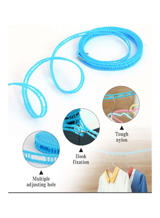 Generic - Portable Nylon Clothes Rope Blue - Image 1