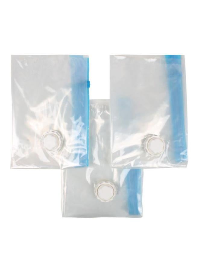 TRAGO Pack Of 3 Vacuum Storage Bag Clear 50x60cm - Image 3