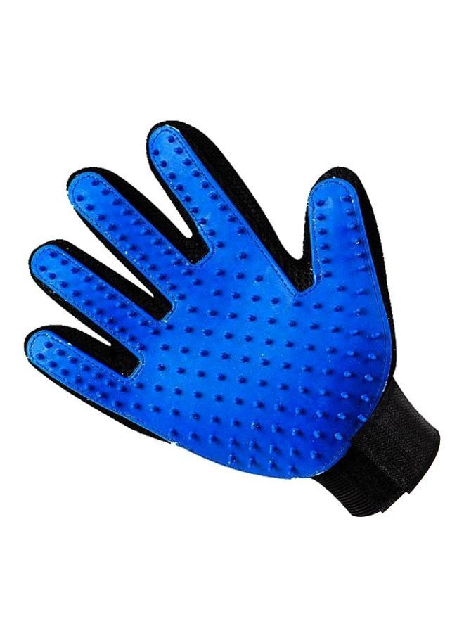 قفاز لإزالة شعر الحيوانات الأليفة أسود/أزرق - Image 1