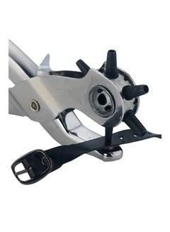 Generic Heavy Duty Revolving 6 Hole Leather Punch Silver  - Image 4