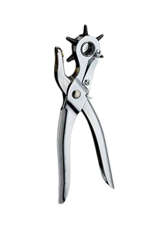 Generic Heavy Duty Revolving 6 Hole Leather Punch Silver  - Image 3