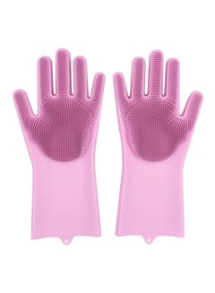 Zhengai Waterproof Cleaning Gloves Pink 34cm  - Image 1