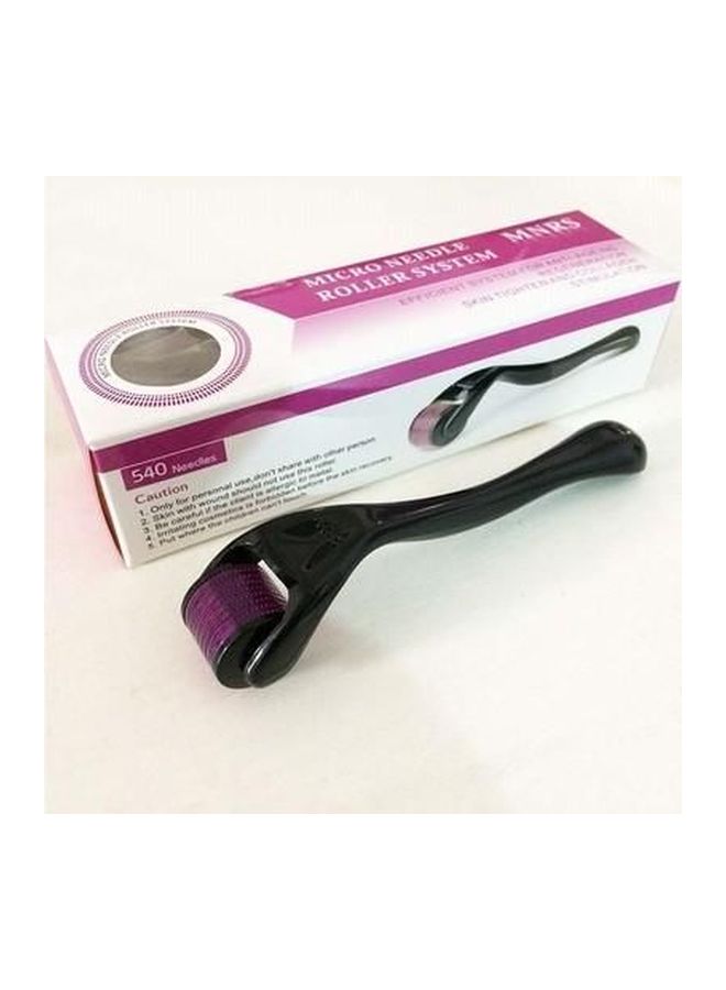 أداة ديرما رولر للعناية بالوجه مصنوعة من التيتانيوم أسود/بنفسجي - Image 2