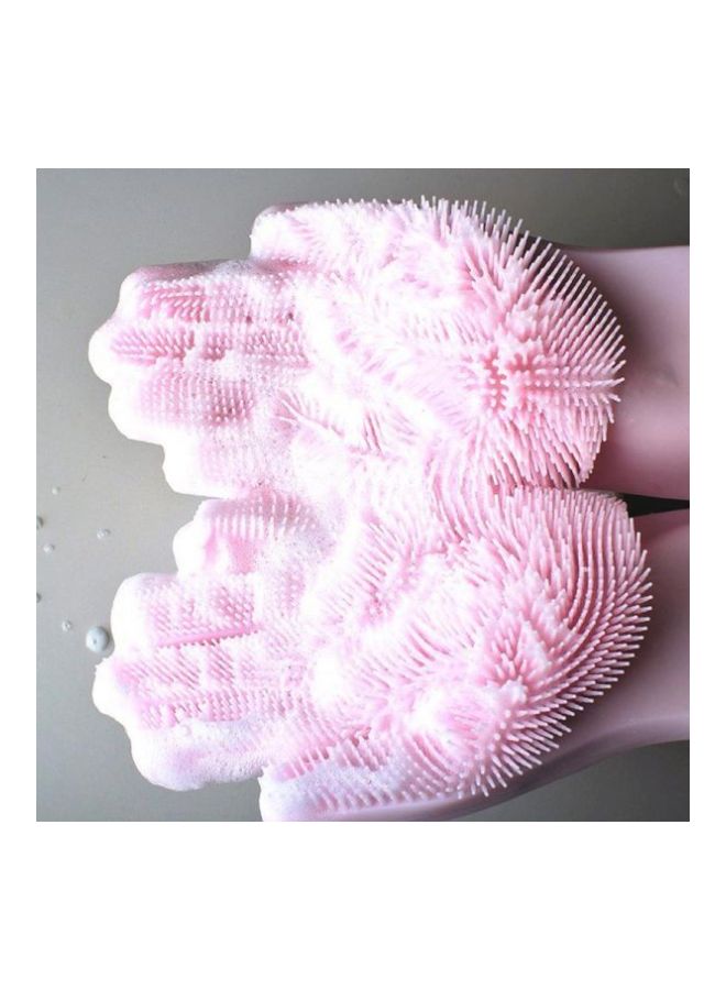 Dishwashing Cleaning Gloves Pink - Image 4