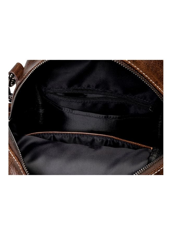 Generic - Leather Backpack Brown - Image 1