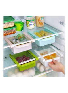 Generic 4-Piece Refrigerator Storage Box Green/Blue/Pink  - Image 3