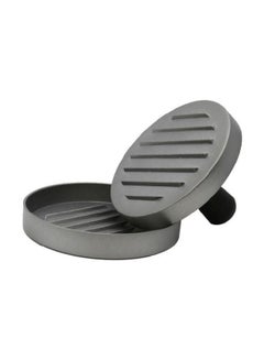 Round Shaped Convenient Meat Press Kit Silver/Black