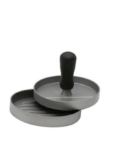 Befound Round Shaped Convenient Meat Press Kit Silver/Black  - Image 4