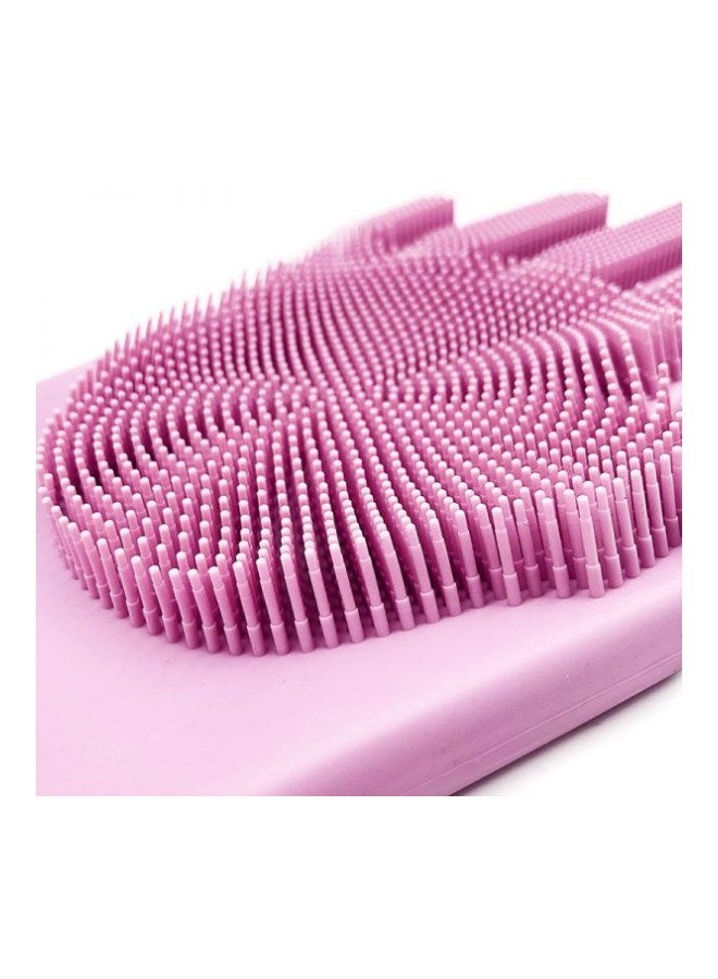 بيفاوند طقم قفازات للتنظيف ضد الماء مكون من قطعتين وردي - Image 3