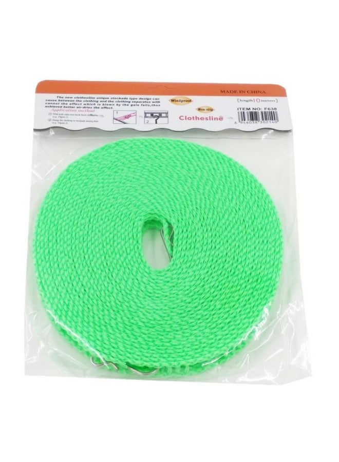 Windproof Portable Camping Clothesline Green 2x10cm  - Image 2