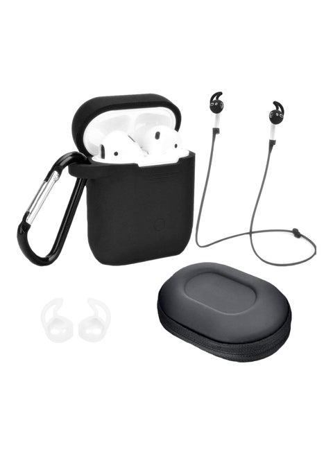 Protective Case For Apple AirPods 1/2 Black