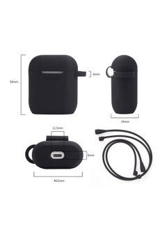 Ozone Protective Case For Apple AirPods 1/2 Black  - Image 2