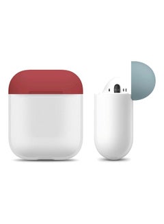 Ozone Protective Silicone Case For Apple AirPods White/Purple/Red  - Image 3