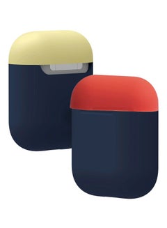 Ozone Protective Duo Case For Apple AirPods 1/2 Blue/Red/Yellow  - Image 2