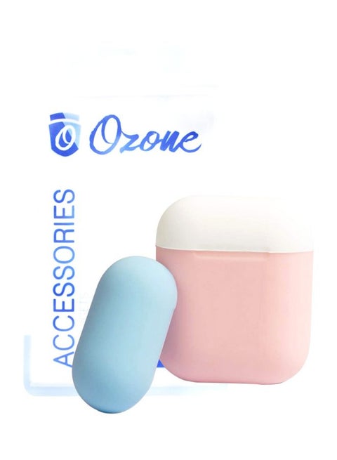 Protective Duo Case For Apple AirPods 1/2 Pink/White/Blue
