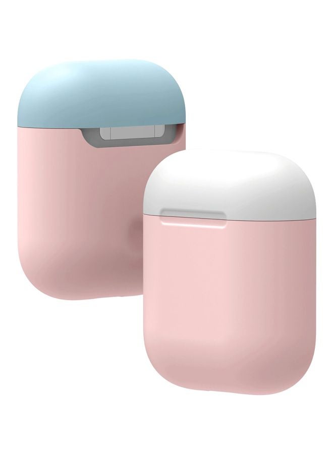 Ozone Protective Duo Case For Apple AirPods 1/2 Pink/White/Blue  - Image 3