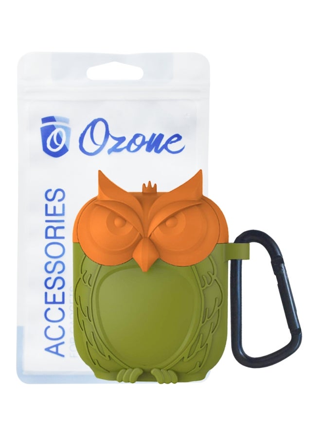 Ozone Protective Case For Apple AirPods 1/2 Green/Orange - Image 2
