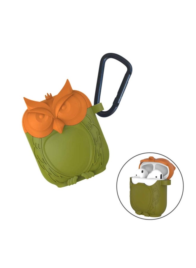 Ozone Protective Case For Apple AirPods 1/2 Green/Orange - Image 4